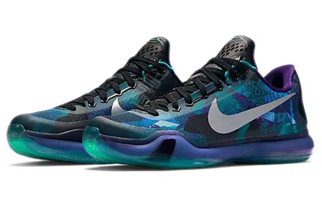 Nike Kobe 10 EP Overcome Emerald Glow Reflect Silver Court "Purple"
