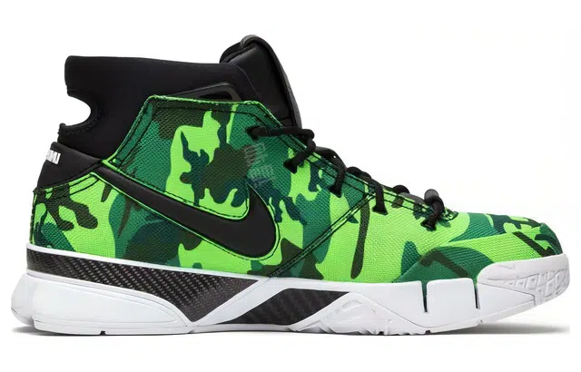 UNDEFEATED x Nike Zoom Kobe 1 Protro Green Camo (Silver Lake)