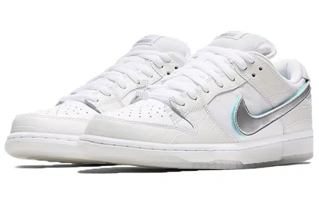 Nike Dunk SB white diamond