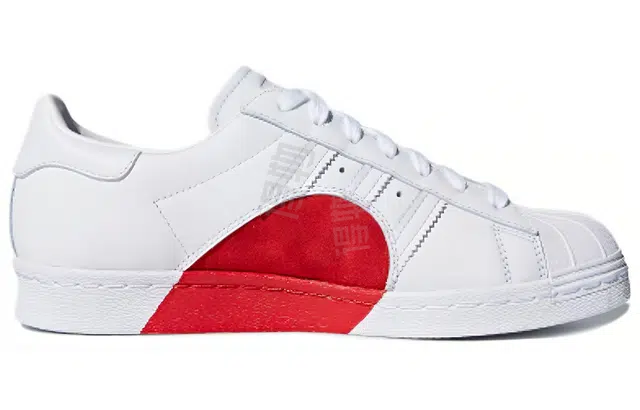 adidas Superstar 80s Valentine's Day White Red