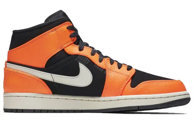 Jordan Air Jordan 1 Mid Black Orange