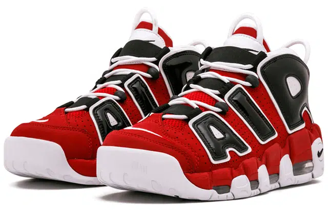 Nike Air More Uptempo Black Red