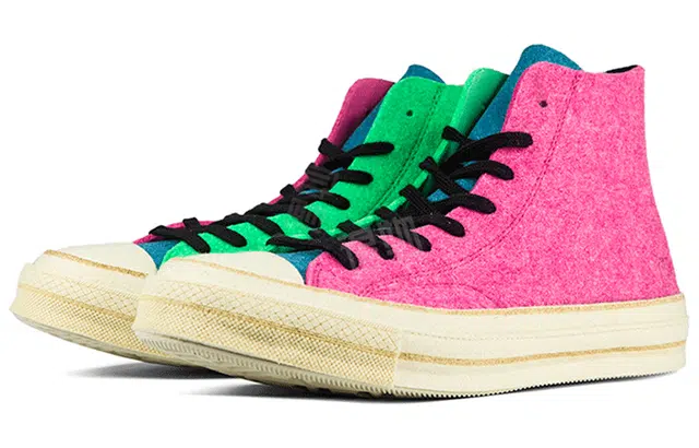 J.W.Anderson x Converse 1970s Hi "Fuchsia Purple Island Green"