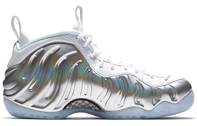 Nike Foamposite One chrome white