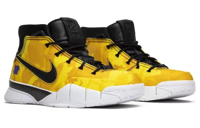 UNDEFEATED x Nike Zoom Kobe 1 Protro Yellow Camo (La Brea)