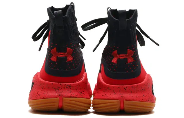 Under Armour Curry 4 4 Red Black Gum