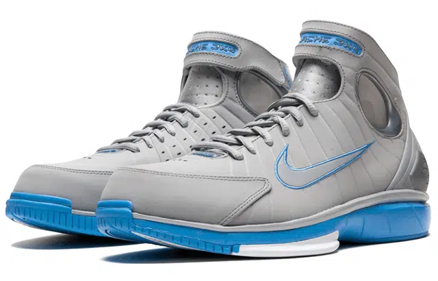 Nike 2K4 Air Zoom Huarache Wolf Grey Uni Blue