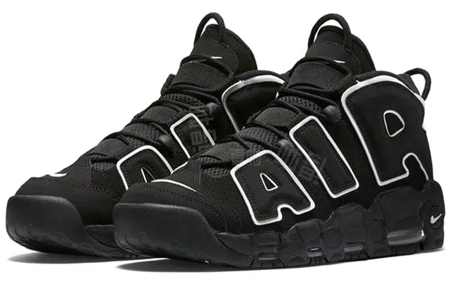Nike Air More Uptempo black white