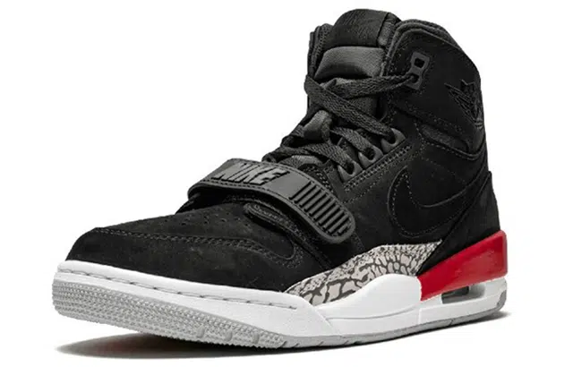 Jordan Legacy 312 black suede