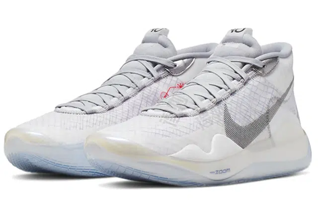 Nike KD 12 Zoom White Wolf Grey