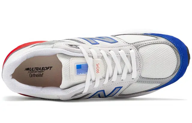 New Balance 990 V5 Blue Red