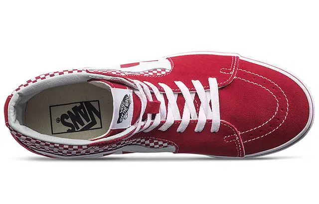 Vans SK8 Mix Checker Chili PepperTrue White