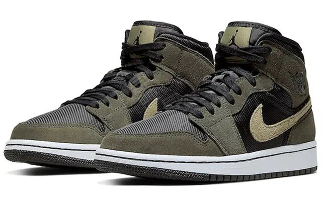 Jordan Air Jordan 1 Mid Olive Green