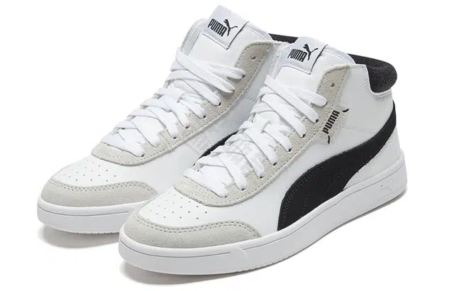 PUMA Court Legend Mid White Black