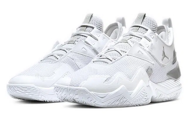 Jordan One Take 1 Westbrook Mid White Grey