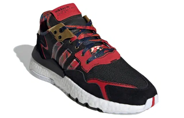 adidas Nite Jogger Black Gold Red