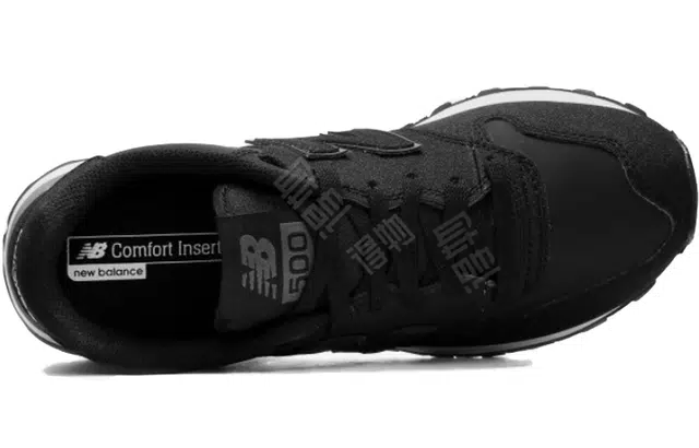 New Balance 500 Low Black B Width