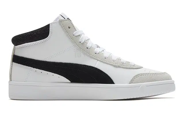 PUMA Court Legend Mid White Black