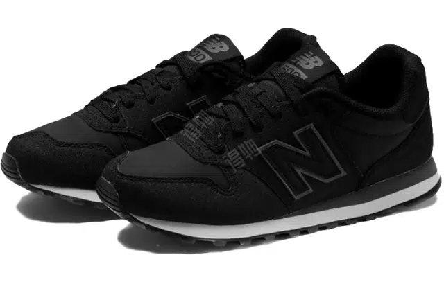 New Balance 500 Low Black B Width