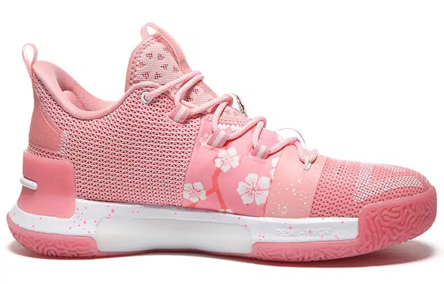 Peak Flash Valentine's Day Mid Basketball Shoes Pink