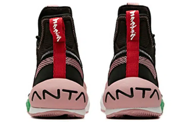 Anta x Dragon Ball Basketball Shoes Black Pink