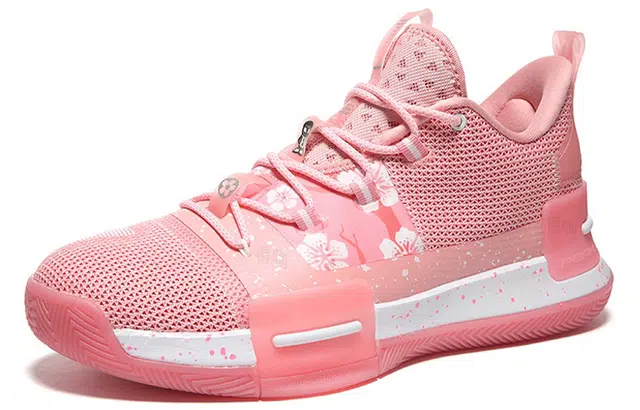 Peak Flash Valentine's Day Mid Basketball Shoes Pink