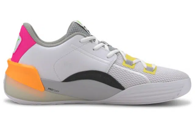 PUMA Clyde Hardwood Retro Fantasy White Orange