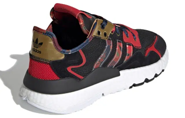 adidas Nite Jogger Black Gold Red