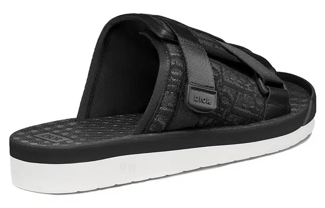 Dior Alpha Slides Black