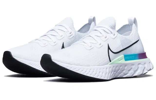 Nike React Infinity Run Flyknit 1 White Blue Purple