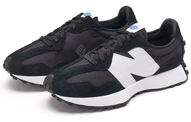New Balance 327 Black White