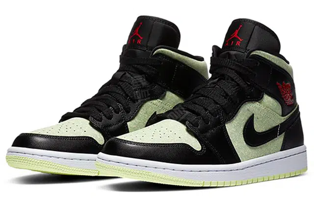 Jordan Air Jordan 1 Mid Matcha Green Orange