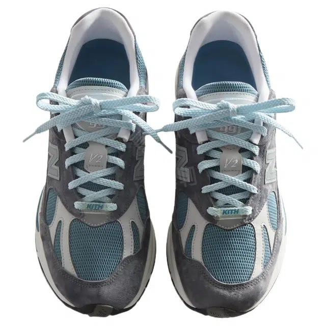 KITH x New Balance 991v2 Made in UK "Steel Blue"