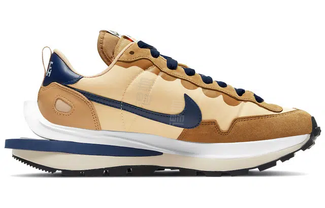 Sacai x Nike VaporWaffle sesame and blue void