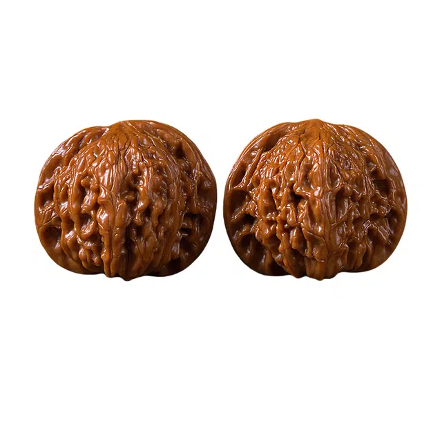 子婳 老树盘玩收藏级精品磨盘复古国潮民族风创意匠心打造轻奢高端大气 文玩核桃 把件 男款