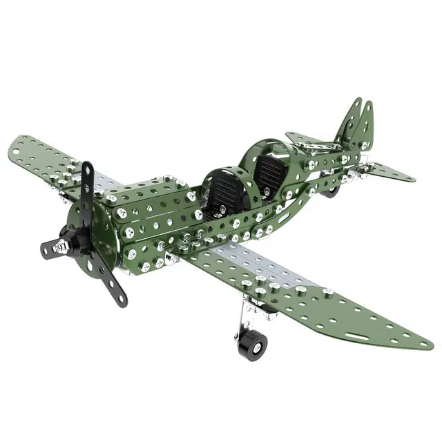 一合鸽 益智飞机科教玩具 拼装模型