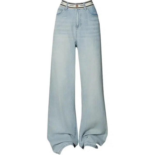 拾籍 百搭舒适时尚简约牛仔裤 女款