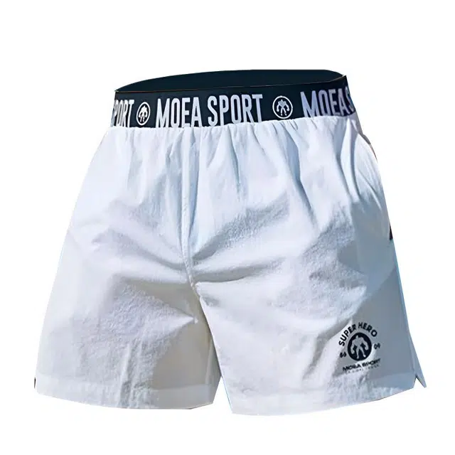 墨立方 定织腰头设计两侧口袋隐形拉链运动短裤 男款