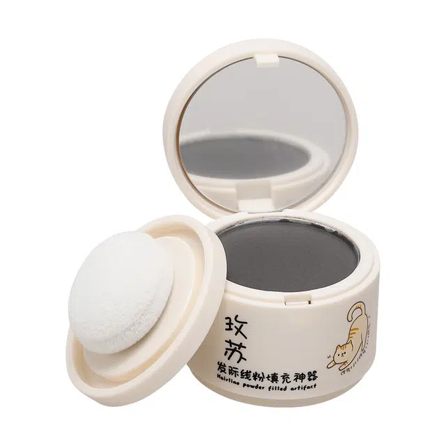 玫苏 发际线粉防水防汗填充修饰额头遮盖头皮饱满头发稀疏阴影修容 易上色自然修饰肤色