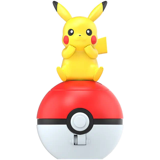 灵动创想 宝可梦 饴萌乐系列 皮卡丘可达鸭精灵球手办模型糖果机公仔玩具周边 食玩
