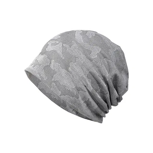 南极人 睡帽夏季睡觉戴的防乱发遮光空调防风套头帽光头薄款包头帽运动跑步头套吸汗透气 聚酯纤维 绒线帽 男女同款情侣款