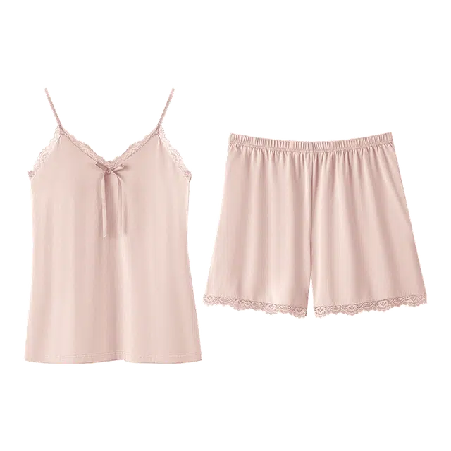 梦特娇 轻薄透气宽松夏季睡衣套装 女款