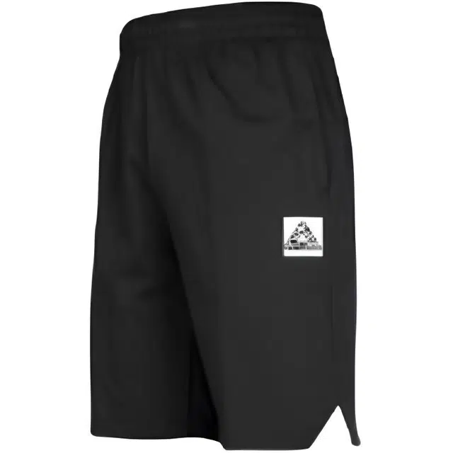 匹克 运动生活系列 几何图案中腰透气百搭五分休闲短裤 男款