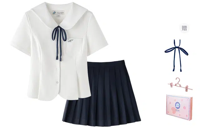 东鲸岁时记 水手服日系清新甜美可爱时尚学院风制服 女款