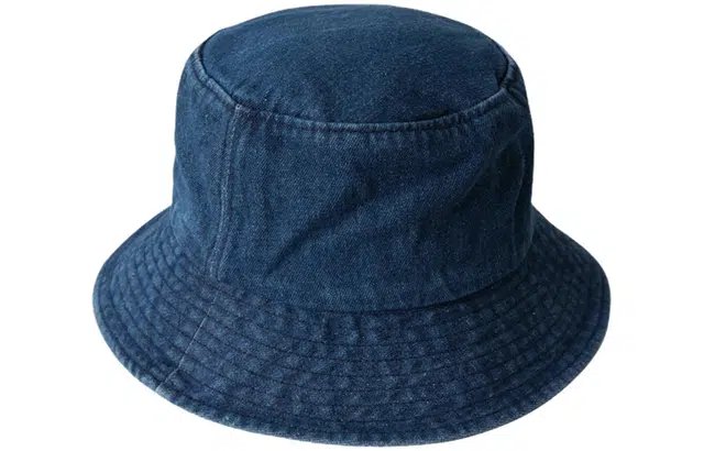 优幽兰 日系复古牛仔水桶帽韩系氛围感大头围户外渔夫帽春夏高级感显脸小遮阳盆帽日常素颜早八遮脸 棉 防晒帽 女款