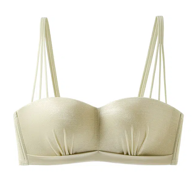 戴维诗 抹胸内衣女夏薄款小胸聚拢显大圆圆杯无痕美背性感文胸 女款