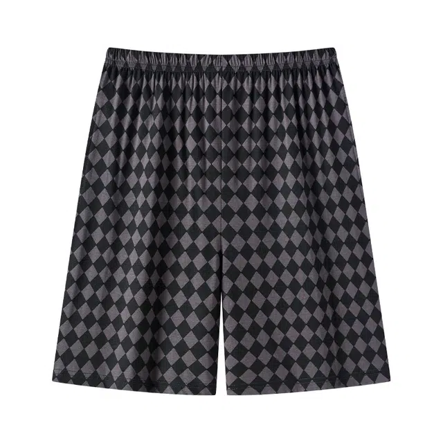 兰缪 短裤夏季夏天凉感莫代尔男可外穿大学生家居服睡裤 男款