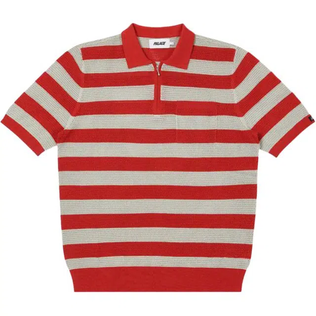 PALACE Stripe Mesh Polo