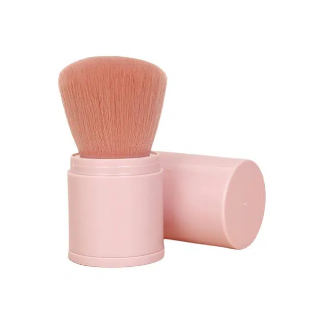 顽顽  伸缩刷多功能便捷化妆刷大号散粉刷腮红刷带盖子蘑菇头化妆刷工具 晕染细节