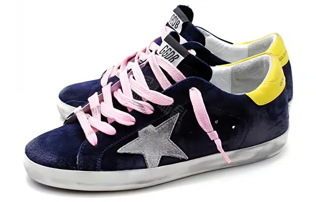 Golden Goose Super-Star Blue Suede